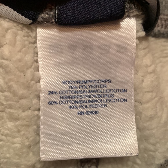 Lands End Youth Lined Sweatpants- Size M- Sherpa Fleece Lined- WARM! Grey Unisex - Picture 7 of 12